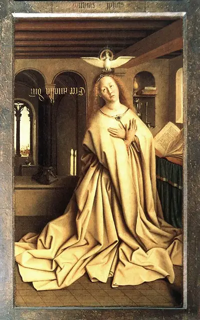 Virgin Annunciate Jan van Eyck